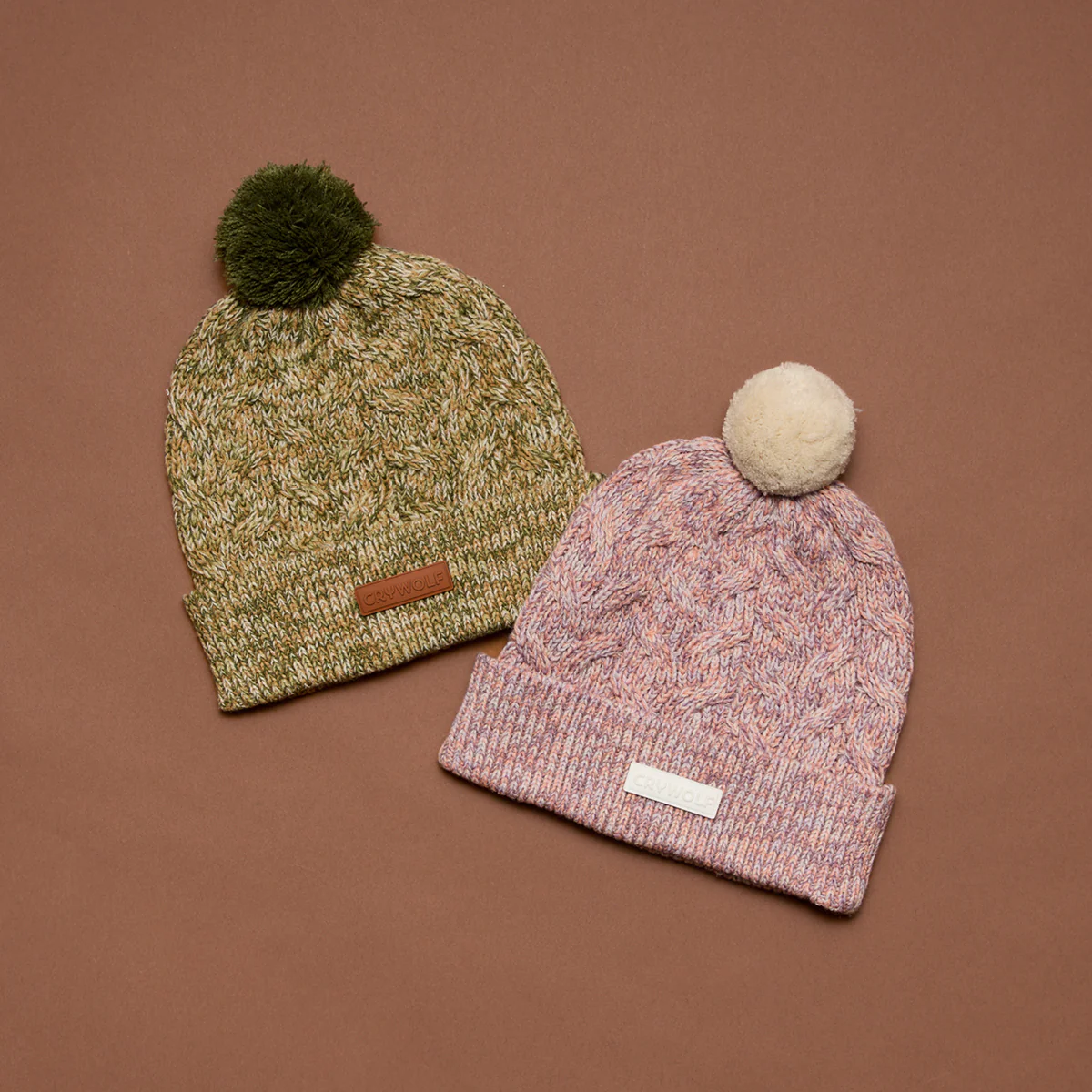 POM POM BEANIE Heather Speckle - Image 5